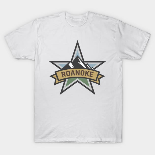 Roanoke Virginia Star City Pride Logo T-Shirt by hobrath